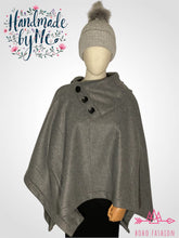 Load image into Gallery viewer, Handmade Polar Fleece Poncho
