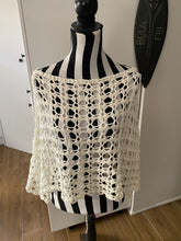 Load image into Gallery viewer, Handmade Crochet Cotton Summer Poncho
