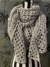 Load image into Gallery viewer, Hand Crochet Cape / Wrap Scarf - Sparkle
