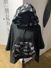 Load image into Gallery viewer, Handmade Husky Polar Fleece Poncho - Kiwi
