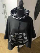 Load image into Gallery viewer, Handmade Husky Polar Fleece Poncho - Kiwi
