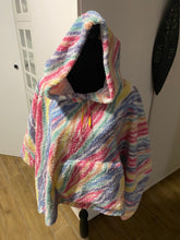 Load image into Gallery viewer, Handmade Teddy Fleece Poncho
