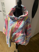 Load image into Gallery viewer, Handmade Teddy Fleece Poncho
