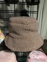 Load image into Gallery viewer, Handmade Winter Bucket Hat - Teddy Fleece
