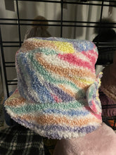 Load image into Gallery viewer, Handmade Winter Bucket Hat - Teddy Fleece
