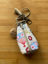 Load image into Gallery viewer, Handmade Zippered Pouch Keychain
