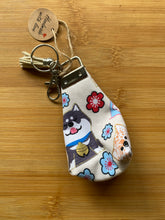 Load image into Gallery viewer, Handmade Zippered Pouch Keychain
