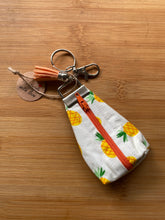 Load image into Gallery viewer, Handmade Zippered Pouch Keychain
