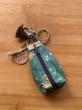 Load image into Gallery viewer, Handmade Zippered Pouch Keychain
