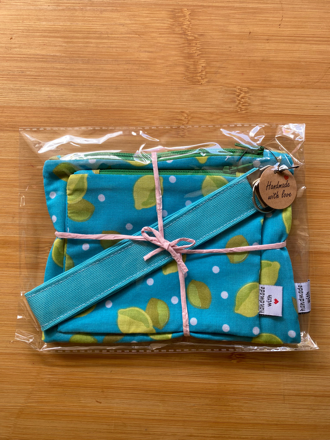 Handmade Zippered Pouch Set