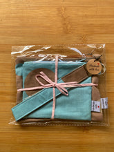 Load image into Gallery viewer, Handmade Zippered Pouch Set
