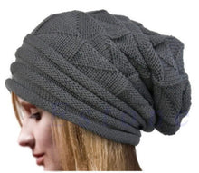 Load image into Gallery viewer, Knitted Slouch Beanie
