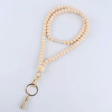 Load image into Gallery viewer, Wooden Bead Teacher/Cruise Lanyard
