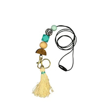 Load image into Gallery viewer, Beaded Teacher/Cruise Lanyard - Tassel
