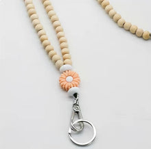 Load image into Gallery viewer, Wooden Bead Teacher/Cruise Lanyard - Flower
