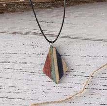 Load image into Gallery viewer, Handcrafted African Wooden Drop Earrings and Necklace Set
