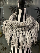 Load image into Gallery viewer, Hand Crochet Fringe Cowl
