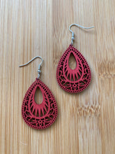 Load image into Gallery viewer, Handcrafted African Wooden Drop Earrings - Drop
