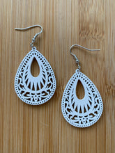 Load image into Gallery viewer, Handcrafted African Wooden Drop Earrings - Drop
