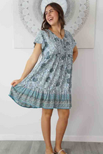 Load image into Gallery viewer, Kiki Baby Doll Dress Badu Print
