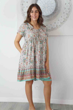 Load image into Gallery viewer, Kiki Baby Doll Dress Badu Print

