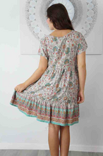 Load image into Gallery viewer, Kiki Baby Doll Dress Badu Print
