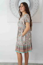 Load image into Gallery viewer, Kiki Baby Doll Dress Badu Print
