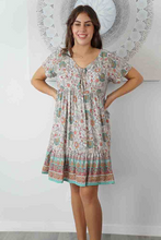 Load image into Gallery viewer, Kiki Baby Doll Dress Badu Print
