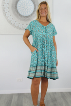 Load image into Gallery viewer, Kiki Baby Doll Dress Apline Print
