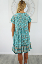 Load image into Gallery viewer, Kiki Baby Doll Dress Apline Print
