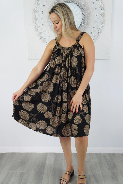 Short Magnum Dress Marigold Print