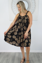Load image into Gallery viewer, Short Magnum Dress Marigold Print
