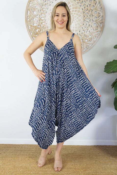 Boho Jumpsuit Jellybean Print