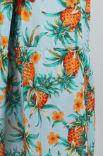 Load image into Gallery viewer, 3/4 Tie Up Smock Dress Nanas Print
