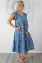 Load image into Gallery viewer, Costa Rica Dress Marrakesh Print
