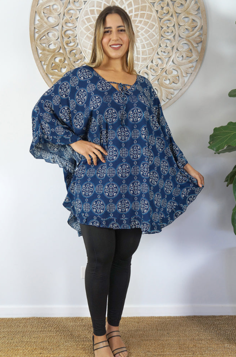 Jasmine Top Katmandu Print