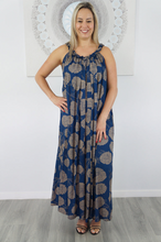 Load image into Gallery viewer, Long Magnum Dress Marigold Print
