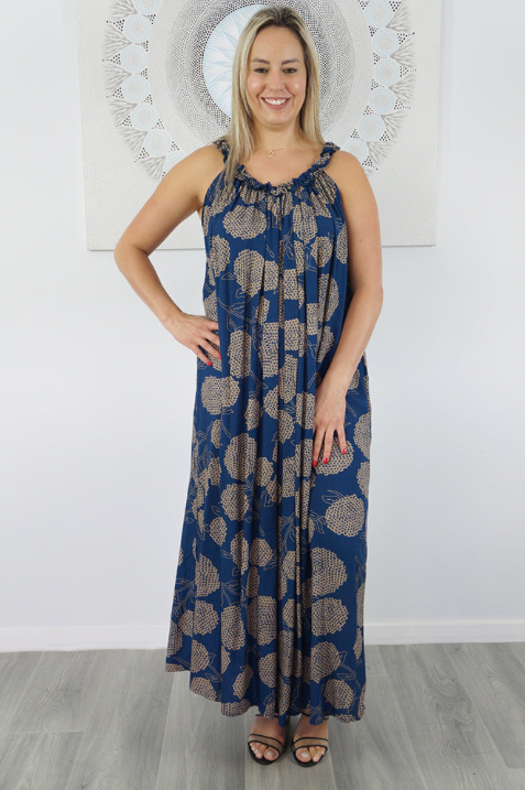 Long Magnum Dress Marigold Print