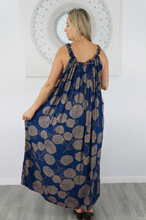 Load image into Gallery viewer, Long Magnum Dress Marigold Print

