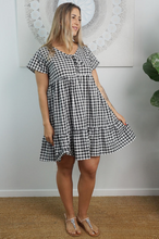 Load image into Gallery viewer, Kiki Baby Doll Dress Gingham Print
