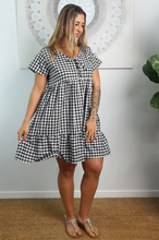 Load image into Gallery viewer, Kiki Baby Doll Dress Gingham Print

