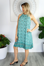Load image into Gallery viewer, Short Chloe Dress Alpine Print
