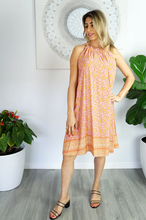 Load image into Gallery viewer, Short Chloe Dress Alpine Print
