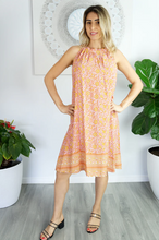 Load image into Gallery viewer, Short Chloe Dress Alpine Print
