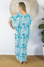 Load image into Gallery viewer, Cold Shoulder Mykonos Dress Botanique Print
