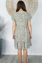 Load image into Gallery viewer, Kiki Baby Doll Dress Spring Flower Print
