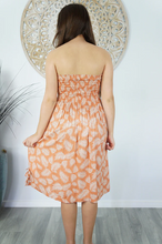 Load image into Gallery viewer, Short Smock Dress Fern Print
