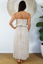 Load image into Gallery viewer, Long Tube Dress Madagascar Print
