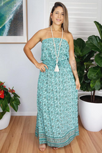 Load image into Gallery viewer, Long Tube Dress Alpine Print
