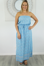 Load image into Gallery viewer, Long Tube Dress Alpine Print

